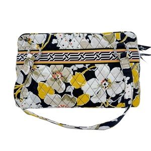 Vera Bradley NEW NWOT Dogwood Double Strap Triple Zip Floral Shoulder Bag